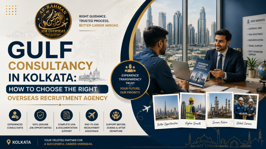 Gulf Consultancy in Kolkata: How to Choose the Right Overseas Recruitment Agency