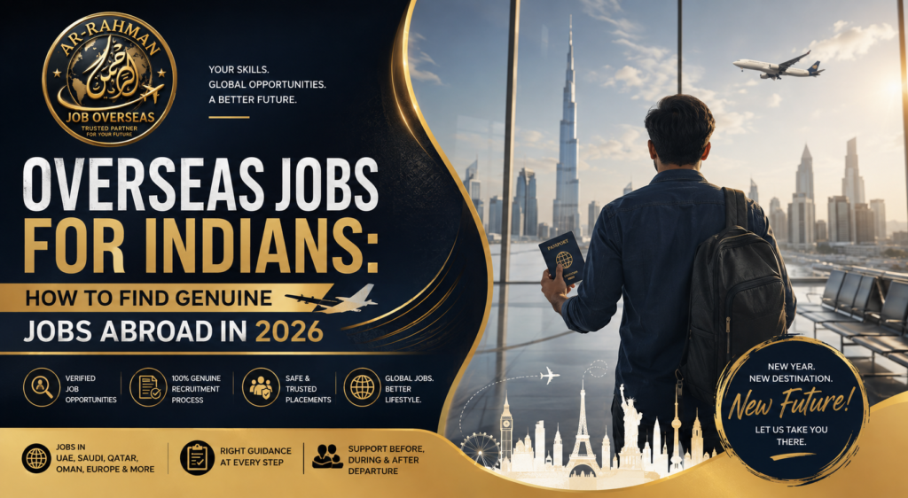 Overseas Jobs for Indians: How to Find Genuine Jobs Abroad in 2026