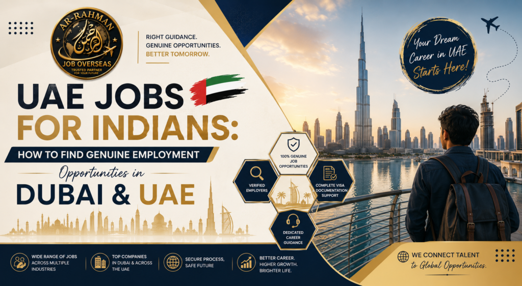 UAE Jobs for Indians: How to Find Genuine Employment Opportunities in Dubai & UAE