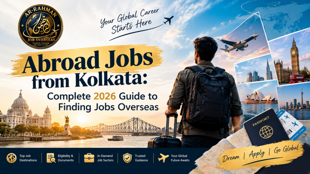 Abroad Jobs from Kolkata: Complete 2026 Guide to Finding Jobs Overseas