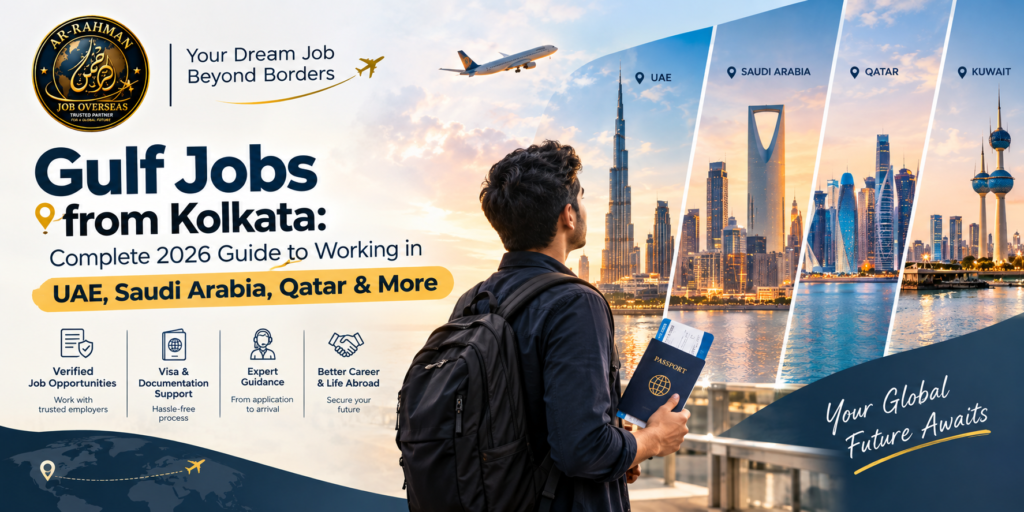 Gulf Jobs from Kolkata: Complete 2026 Guide to Working in UAE, Saudi Arabia, Qatar & More